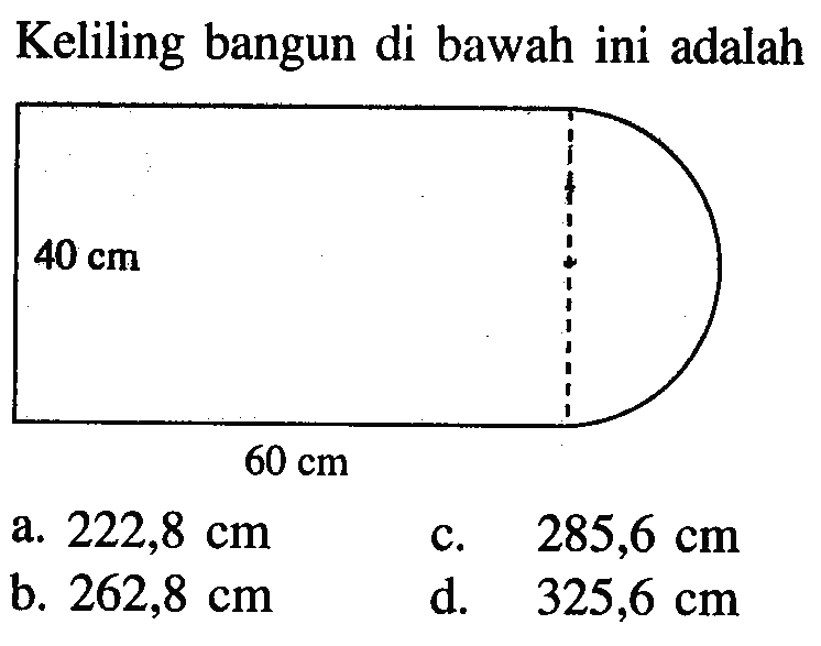 Adalah ini bangun 60 keliling dibawah l maka cm sisi panjang Rumus Keliling Adalah ini bangun 60 keliling dibawah l maka cm sisi panjang Soal Keliling