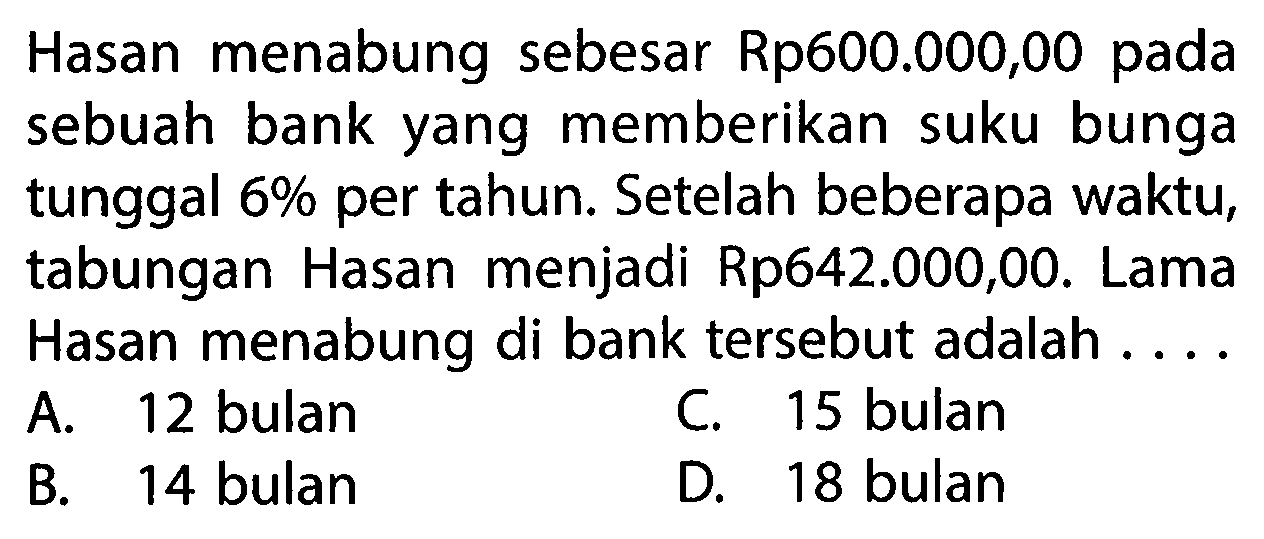 Cara Mencari Tabungan Awal Rumus modal awal bunga majemuk - Blog Chara