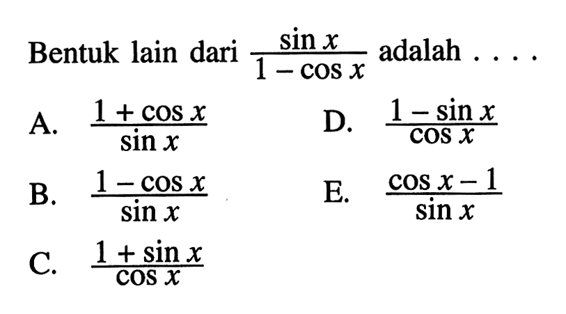 Sinhx sinhx