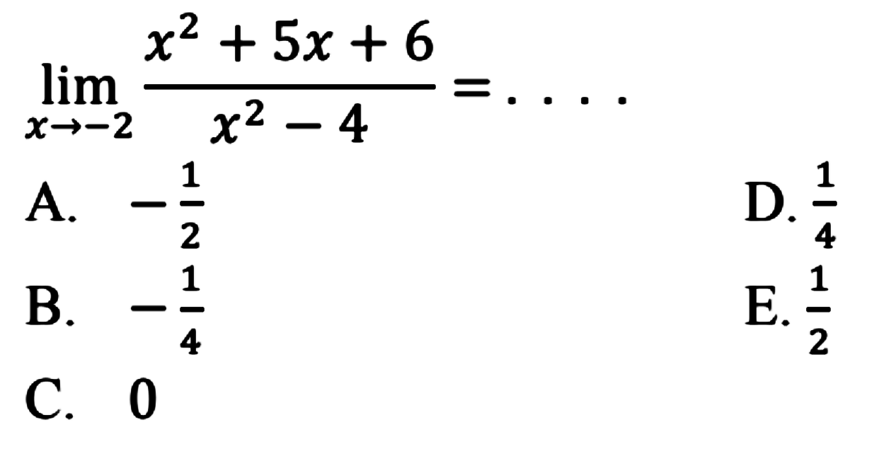 lim-x-2-x-2-5x-6-x-2-4