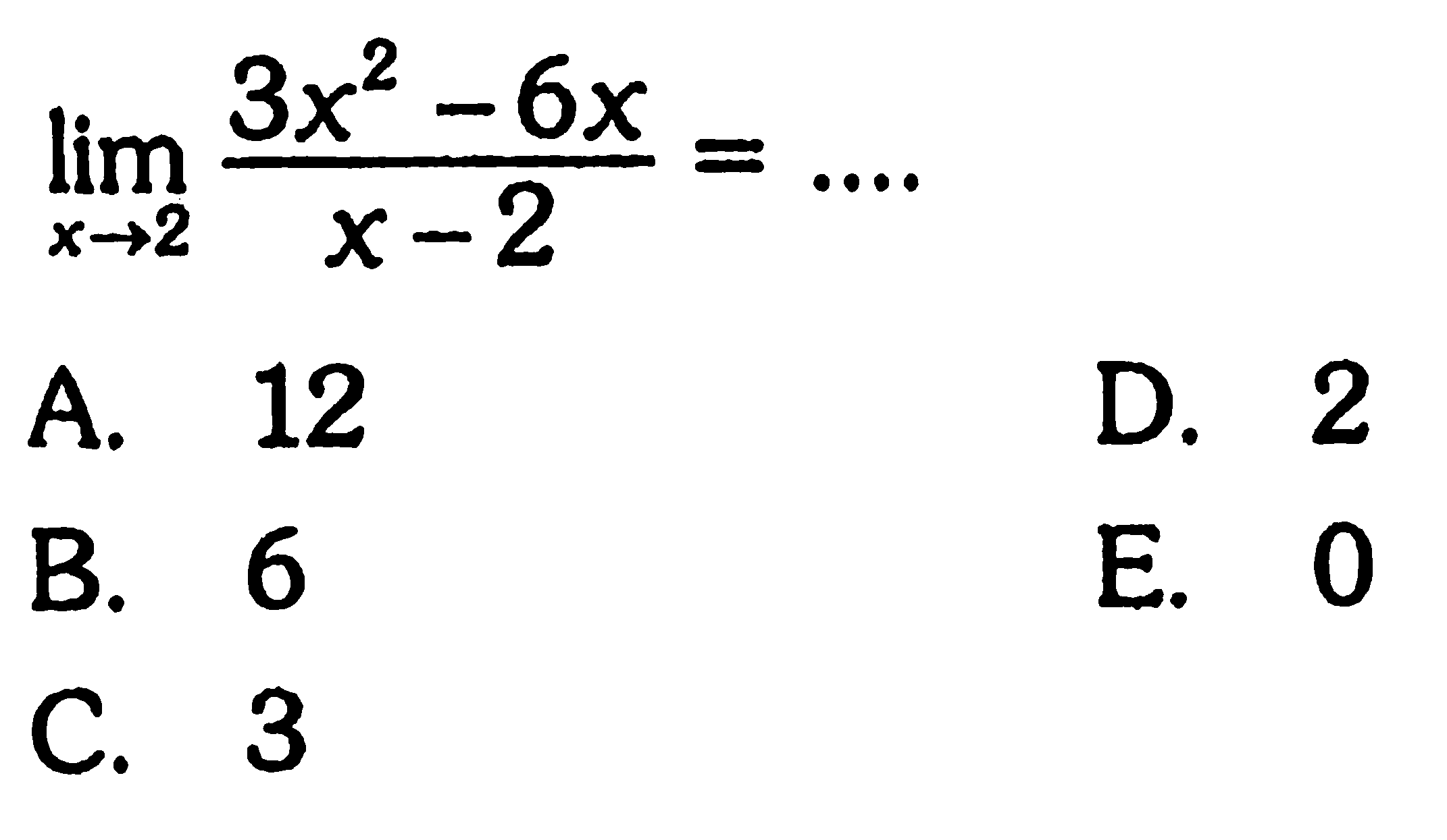 lim-x-2-3x-2-6x-x-2